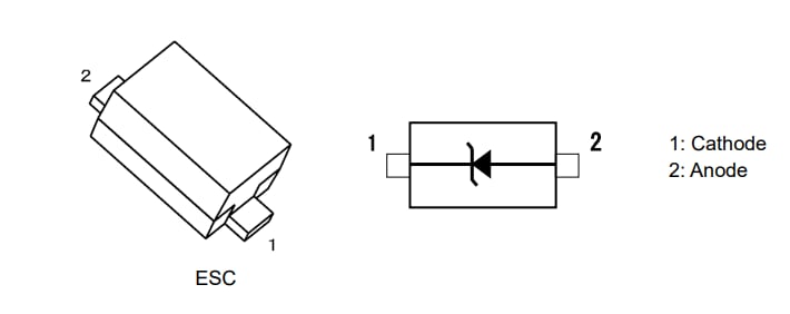 Application Circuit Diagram - Toshiba CEZ Series Zener Diodes
